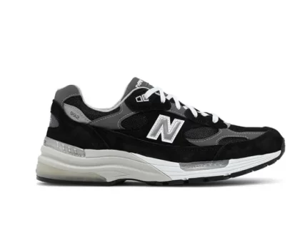 New Balance 992 Black Grey Suede Replica  M992EB