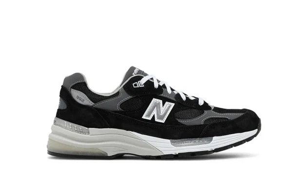 New Balance 992 Black Grey Suede Replica M992EB