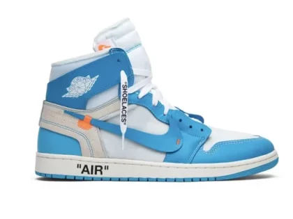 AIR JORDAN 1 REPS OFF-WHITE BLUE “UNC” UNIVERSITY BLUE AQ0818-148
