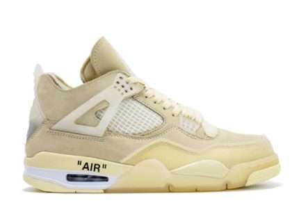 OFF-WHITE x Air Jordan 4 ‘Sail’ Replica For Sale CV9388-100