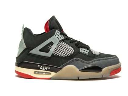 OFF-WHITE X AIR JORDAN 4 BRED REPLICA