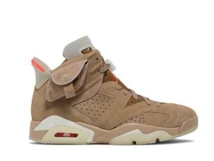 Travis Scott x Air Jordan 6 Retro ‘British Khaki’ Replica DH0690-200