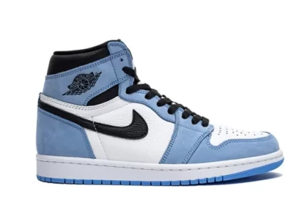 Air Jordan 1 Retro High White University Blue Black Replica 555088-134