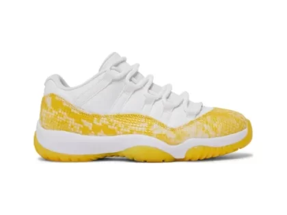 Air Jordan 11 Low ‘Yellow Snakeskin’ Reps AH7860 107