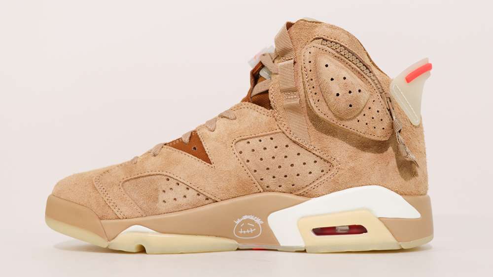Travis Scott x Air Jordan 6 Retro ‘British Khaki’ Replica DH0690-200 - Image 3