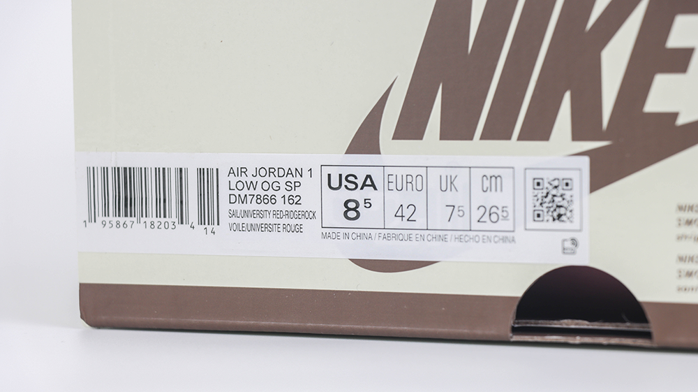 Travis Scott Air Jordan 1 Reps Low “White Brown” DM7866-162 - Image 2