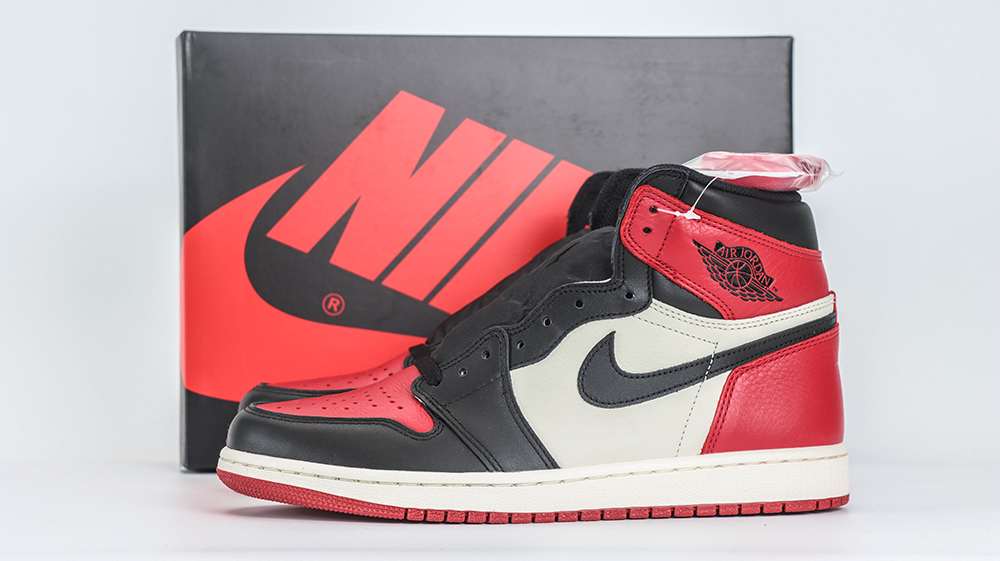 Air Jordan 1 “Bred Toe” Quality Reps 555088 610 - Image 2