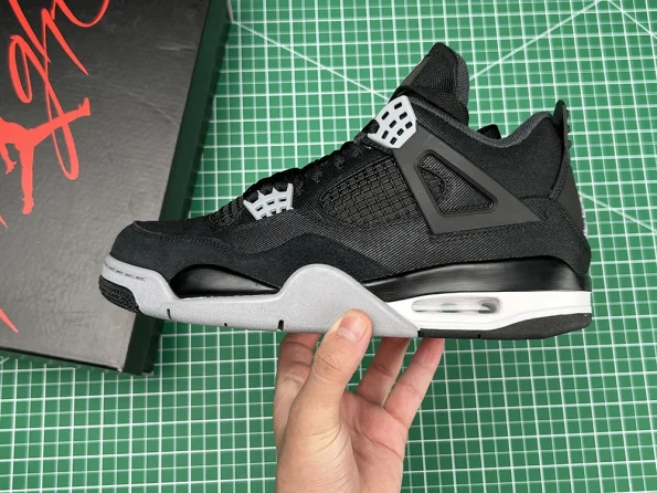 Air Jordan 4 SE “Black Canvas” Quality Replica DH7138-006 - Image 2