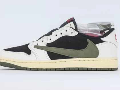 Travis Scott Air Jordan 1 Low OG “Olive” Quality Reps DZ4137-106