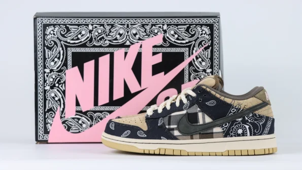 Travis Scott x Dunk Low Premium QS SB 'Cactus Jack'Replica CT5053 001 - Image 2