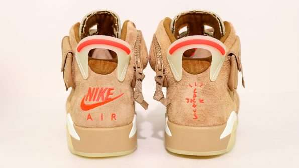 Travis Scott x Air Jordan 6 Retro ‘British Khaki’ Replica DH0690-200 - Image 5