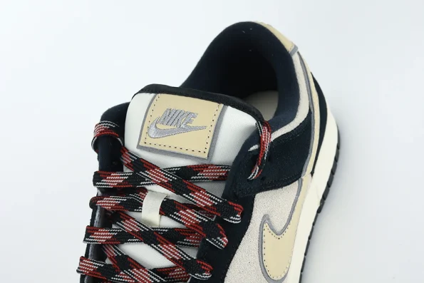 Nike Dunk Low LX Black Suede Team Gold Replica DV3054-001 - Image 6
