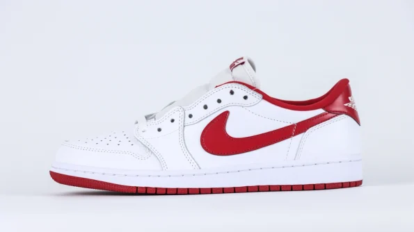 Air Jordan 1 Retro Low OG ‘Varsity Red’ Replica 705329 101 - Image 3