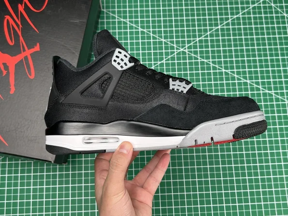 Air Jordan 4 SE “Black Canvas” Quality Replica DH7138-006 - Image 4