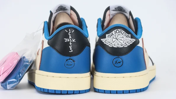 Travis Scott Fragment Design Jordan 1 Reps Low DM7866-140 - Image 3