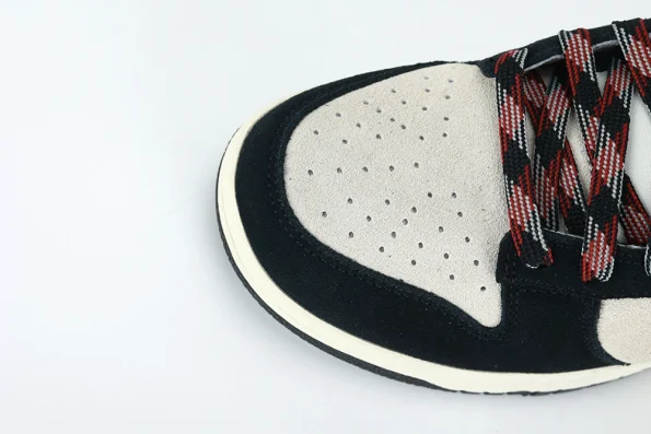 Nike Dunk Low LX Black Suede Team Gold Replica DV3054-001 - Image 7