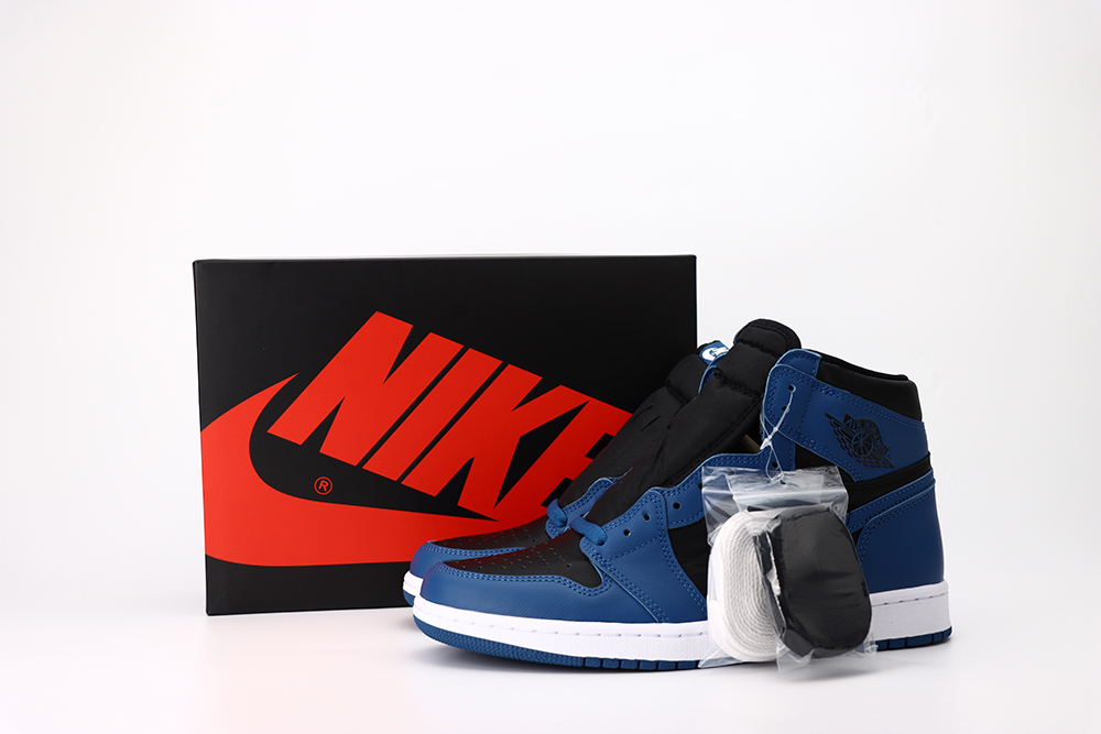 AIR JORDAN 1 RETRO HIGH OG ‘DARK MARINA BLUE’ 2.0 TOP QUALITY REPLICA 555088-404 - Image 5