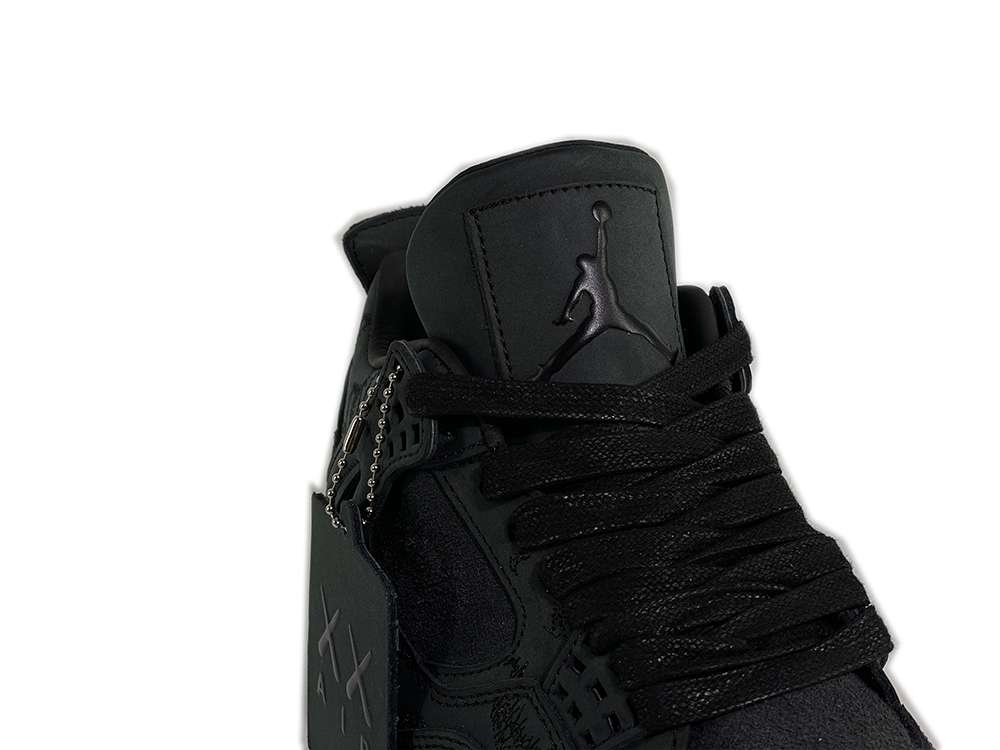 AIR JORDAN 4 RETRO KAWS BLACK REPLICA 930155-001 - Image 4