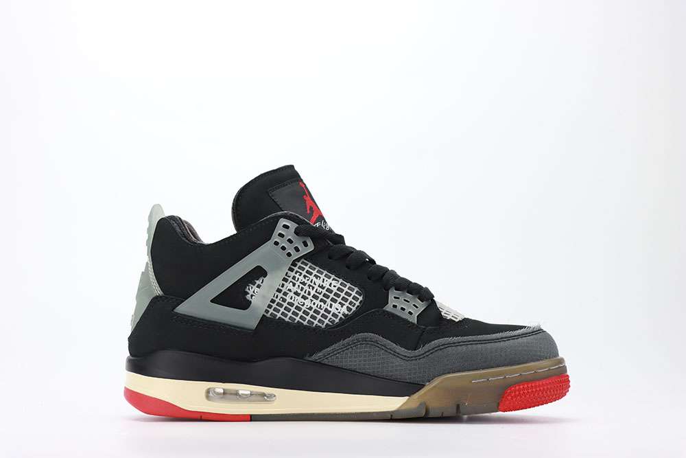 OFF-WHITE X AIR JORDAN 4 BRED REPLICA - Image 2
