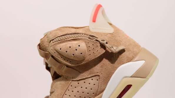 Travis Scott x Air Jordan 6 Retro ‘British Khaki’ Replica DH0690-200 - Image 6