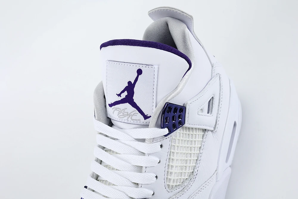 AIR JORDAN 4 RETRO ‘PURPLE METALLIC’ QUALITY REPS CT8527-115 - Image 5