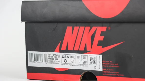 Air Jordan 1 Retro High White University Blue Black Replica 555088-134 - Image 6