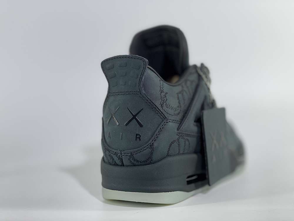 AIR JORDAN 4 RETRO KAWS BLACK REPLICA 930155-001 - Image 5