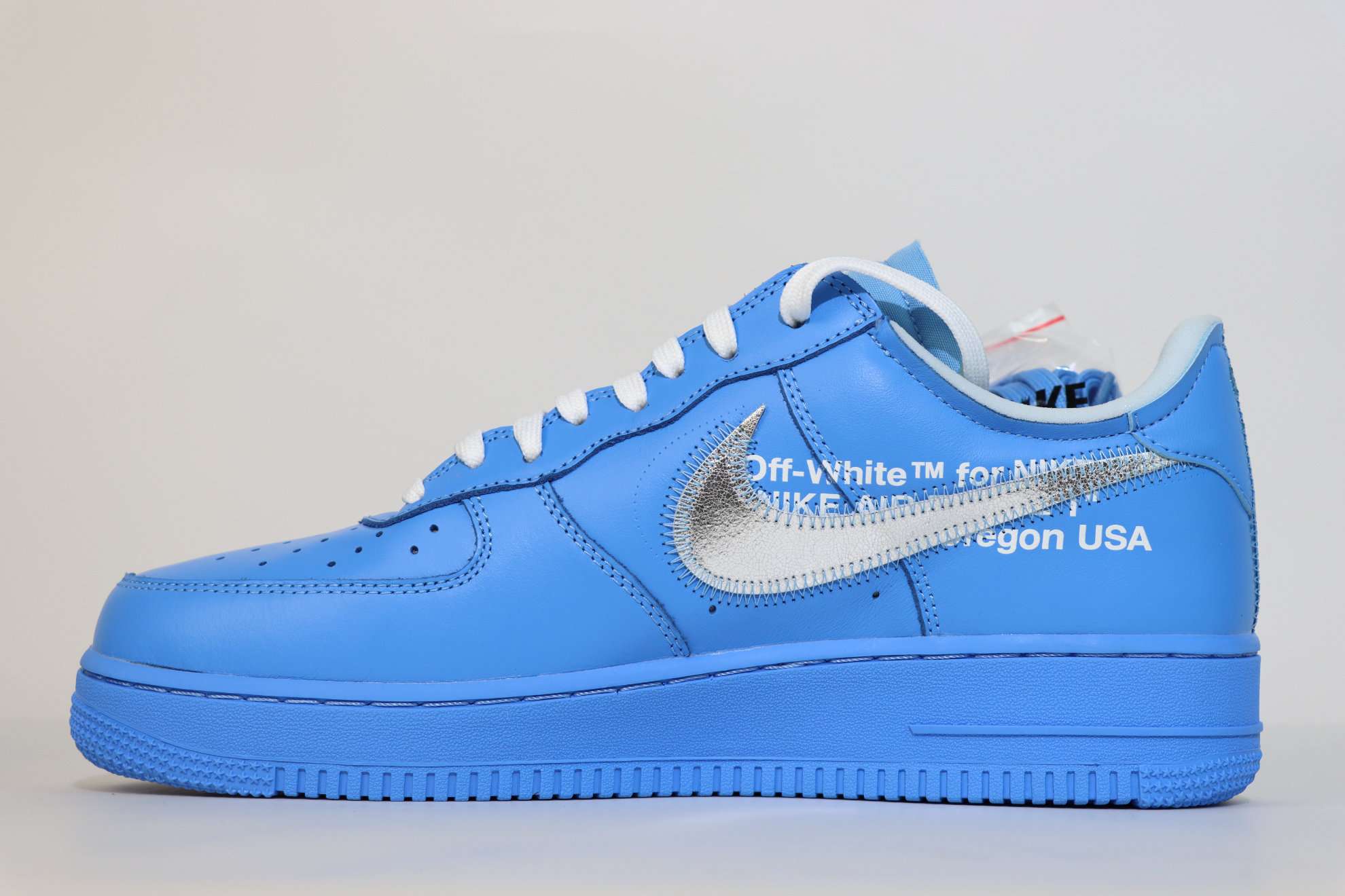 Nike Air Force 1 Low Off-White MCA University Blue Replica CI1173-400 - Image 3