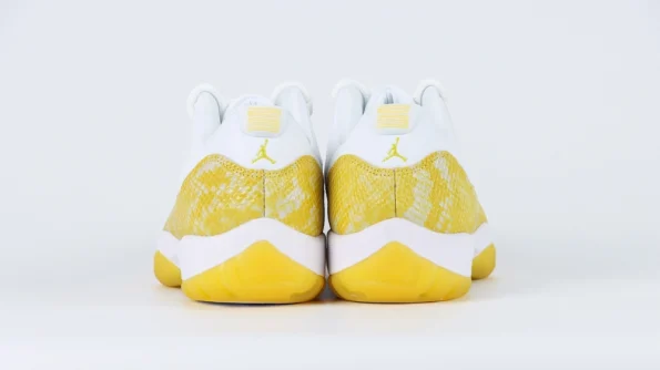 Air Jordan 11 Low ‘Yellow Snakeskin’ Reps AH7860 107 - Image 5