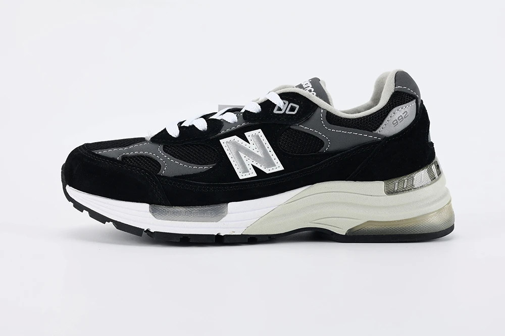 New Balance 992 Black Grey Suede Replica M992EB - Image 3