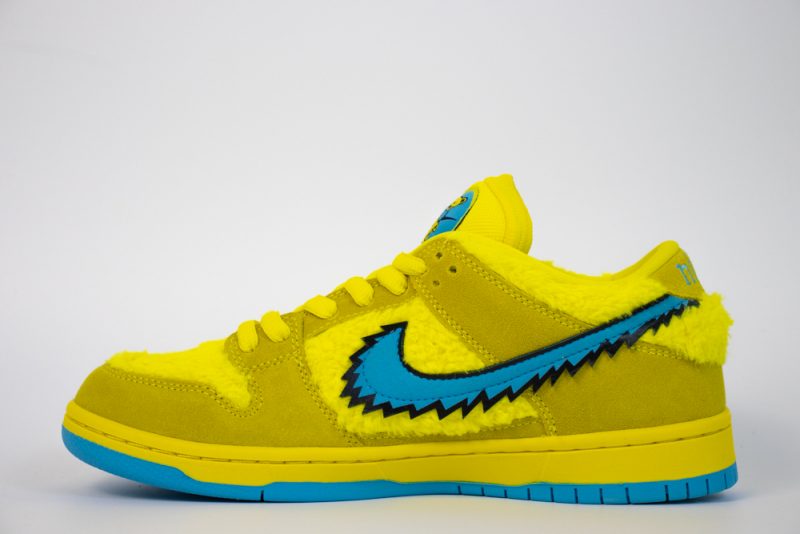Nike SB Dunk Low Grateful Dead Bears Opti Yellow Replica CJ5378-700 - Image 3