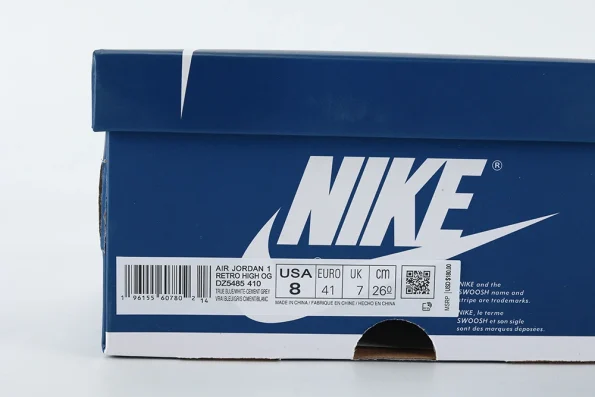 AIR JORDAN 1 HIGH OG TRUE BLUE REPLICA DZ5485-410 - Image 5
