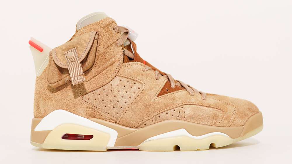 Travis Scott x Air Jordan 6 Retro ‘British Khaki’ Replica DH0690-200 - Image 2