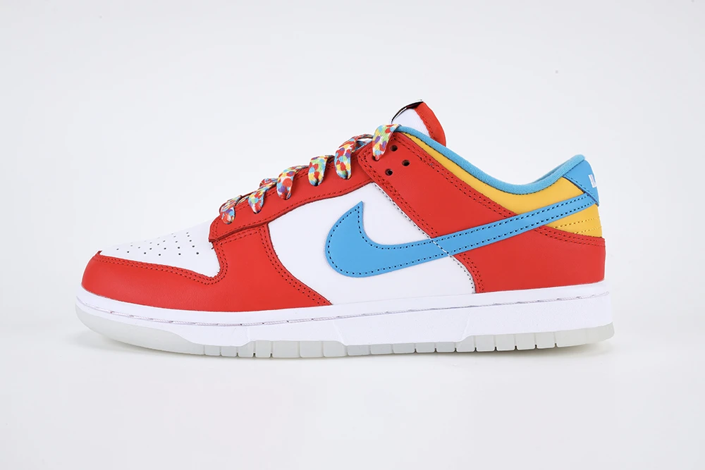Nike Dunk Low QS LeBron James Fruity Pebbles Reps DH8009-600 - Image 2