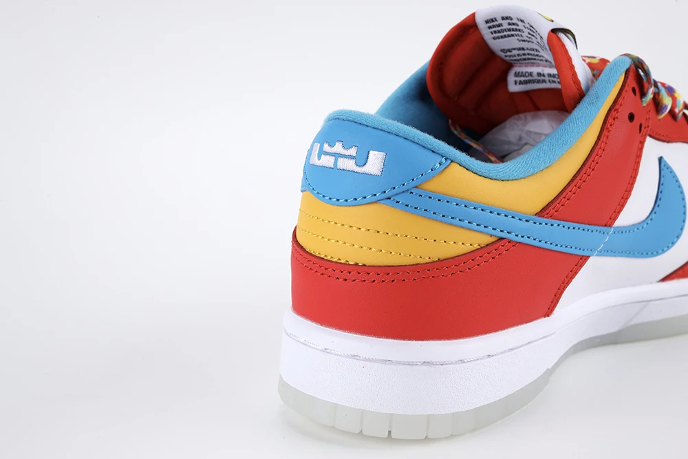 Nike Dunk Low QS LeBron James Fruity Pebbles Reps DH8009-600 - Image 6