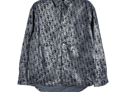 YESKICKS Dior Monogram Street Style Denim Jacket Coat for Unisex