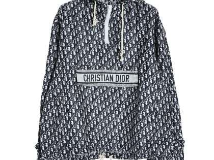 YESKICKS DIOR Monogram Half-zip Hooded Jacket for Unisex