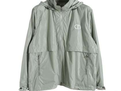 YESKICKS DIOR Embroidered Zip-front Windbreaker Jacket for Unisex