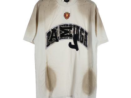 YESKICKS Balenciaga Manchester United Badge Dirty Laundry Industrial Style T-Shirt for Unisex