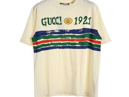 YESKICKS Gucci 1921 Collection GG Hand Painted Graffiti T-Shirt for Unisex