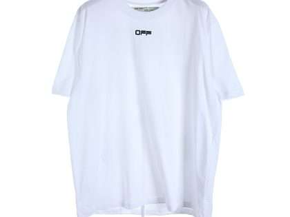 YESKICKS Off White Airport Cordon Arrow Print T-Shirt For Unisex
