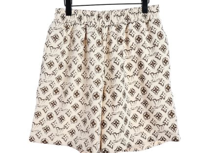 YESKICKS Louis Vuitton Monogram Five-Point Casual Shorts Pants For Unisex