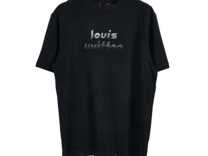 YESKICKS Louis Vuitton Metallic Beaded Short Sleeve T-Shirt For Unisex