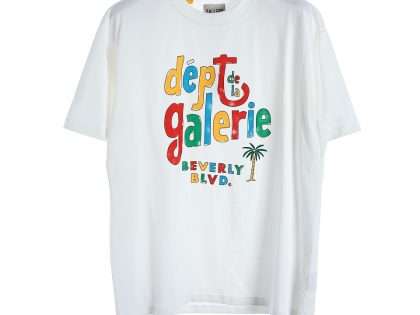 YESKICKS Gallery Dept Multicolor Letter Short Sleeve T-Shirt  For Unisex