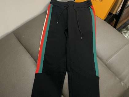 YESKICKS Gucci 23FW Color Block Jogger Pants for Unisex
