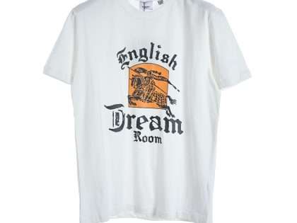 YESKICKS Burberry Equestrian Rider Show Print T-Shirt For Unisex Black And White