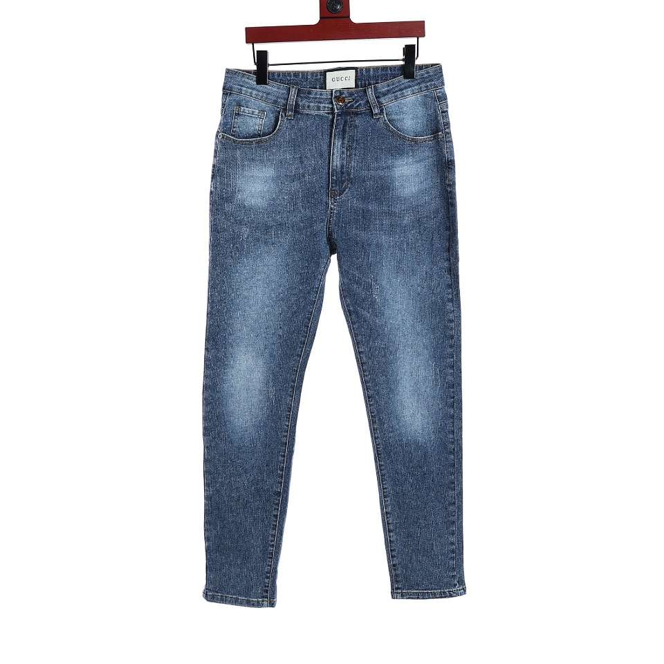 YESKICKS Gucci Double G Printed Logo Jeans For Unisex