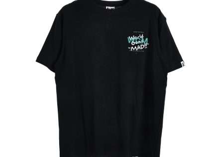 YESKICKS Bape Chest Graffiti Letter For Unisex Black And White