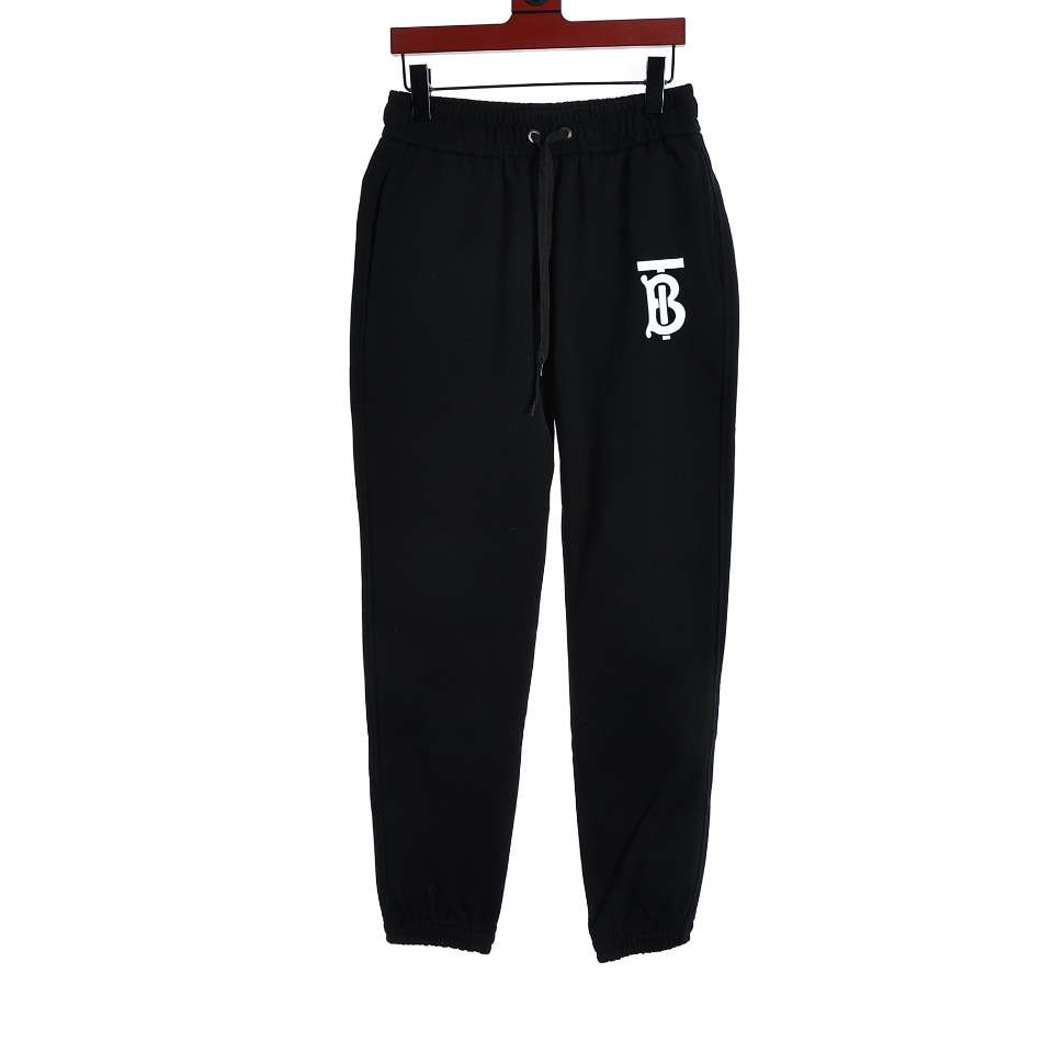 YESKICKS Burberry Classic TB Limited Edition Embossed Logo Terry Sweatpants Long Pants For Unisex