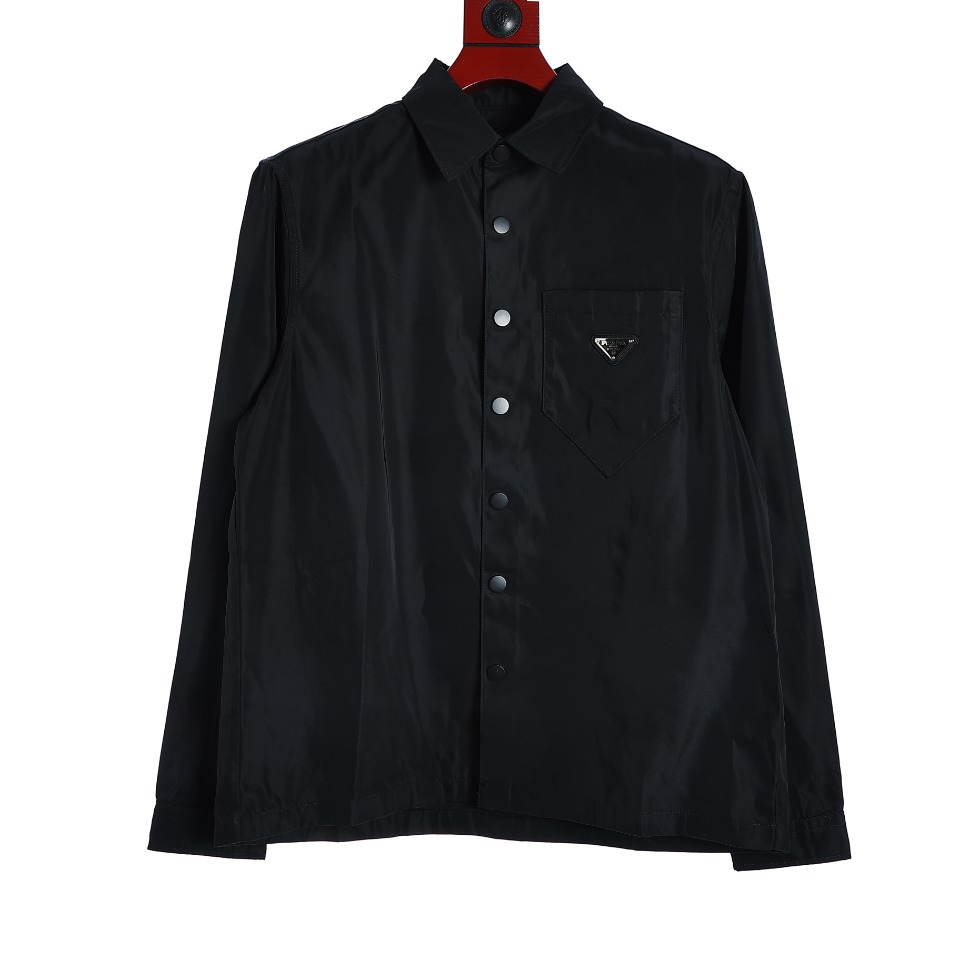 YESKICKS Prada Recycled Nylon Shirt Jacket For Men